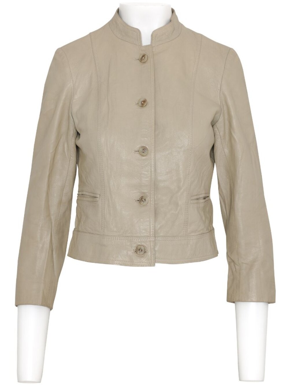 1985–1995, Day Jacket in Glove-Soft Lambskin with Mandarin Collar